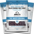 Naked Grass Jerky 120 Calorie Snacks, Gourmet Healthy Low Carb, High