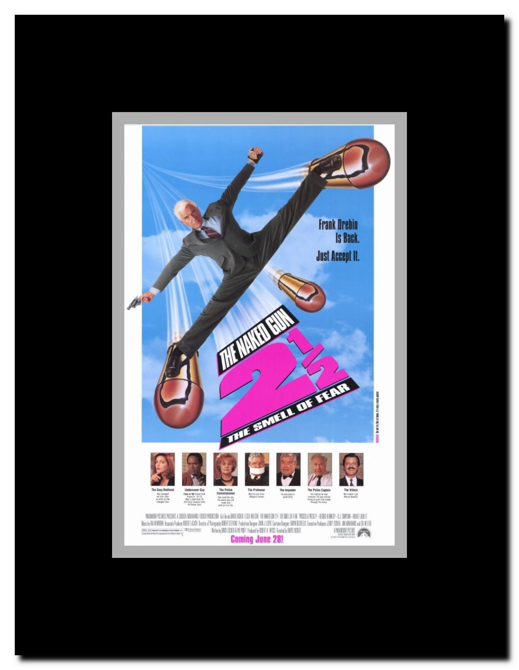 Naked Gun 2 1/2: The Smell of Fear Framed Movie Poster