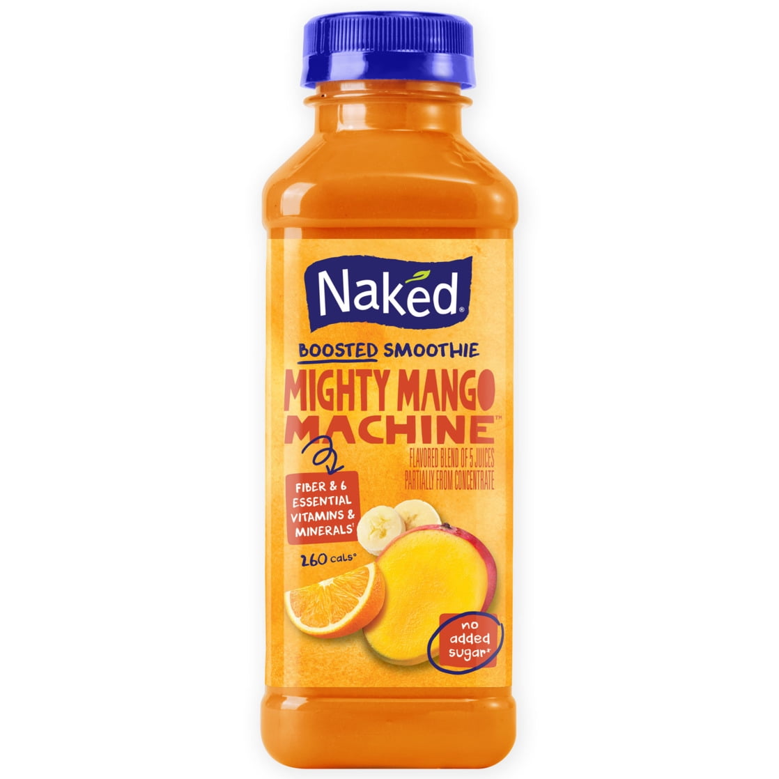 Naked Boosted Smoothie Mighty Mango Machine, 15.2 fl oz Bottle