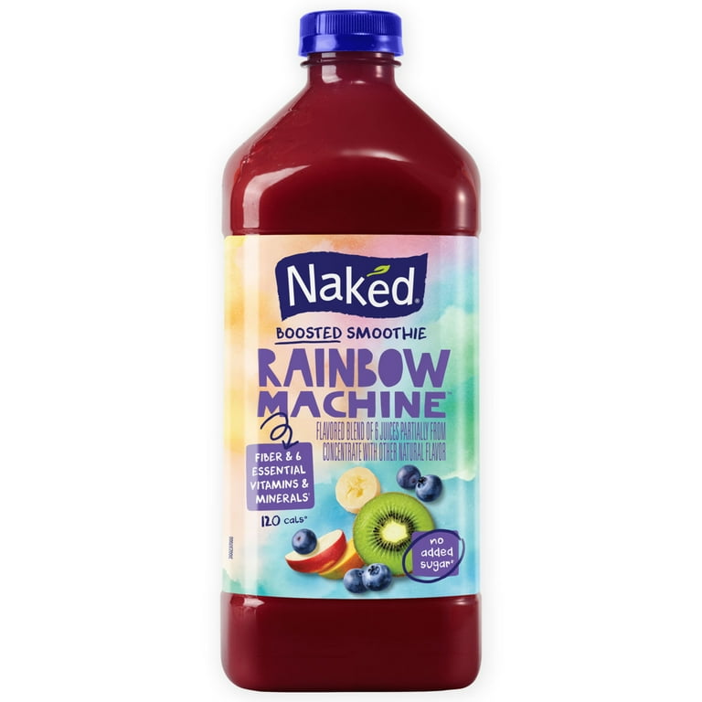 Naked Rainbow Machine Smoothie, Banana Mango Tropical Flavor
