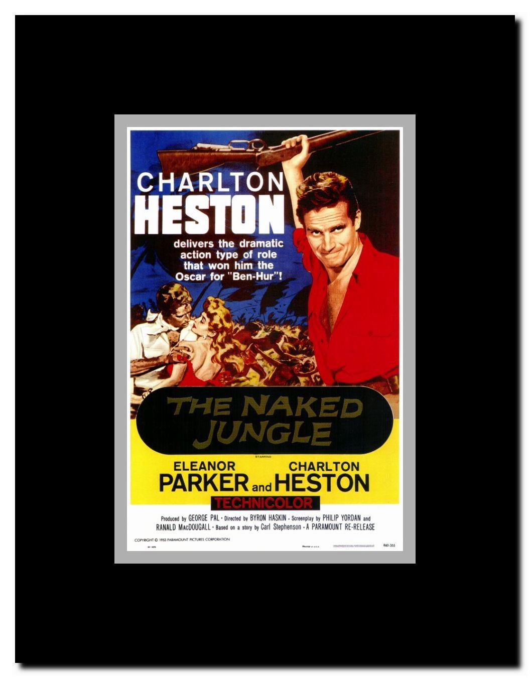 Naked Jungle Framed Movie Poster