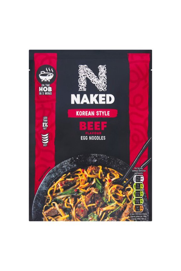 Korean Beef Stirfry Noodle 100g, British Import (Pack of 2)