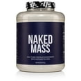thumbnail image 1 of Naked Mass - Natural Weight Gainer Protein Powder - 8 LB Bulk, GMO Free, Gluten Free & Soy Free. No Artificial Ingredients - 1,250 Calories per Serving, 1 of 9