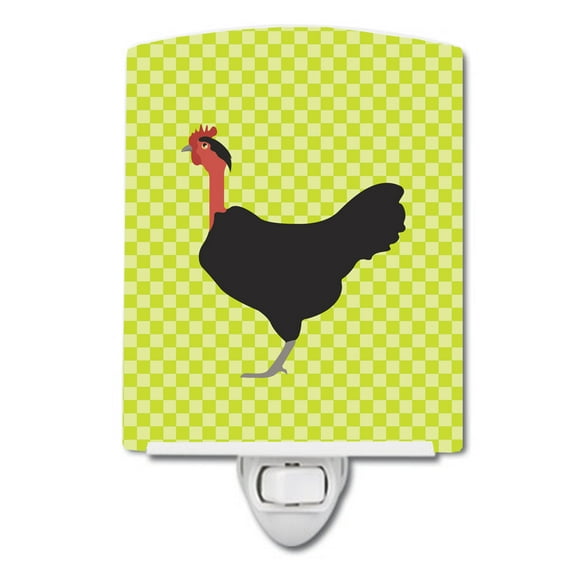 Naked Neck Chicken Green Ceramic Night Light