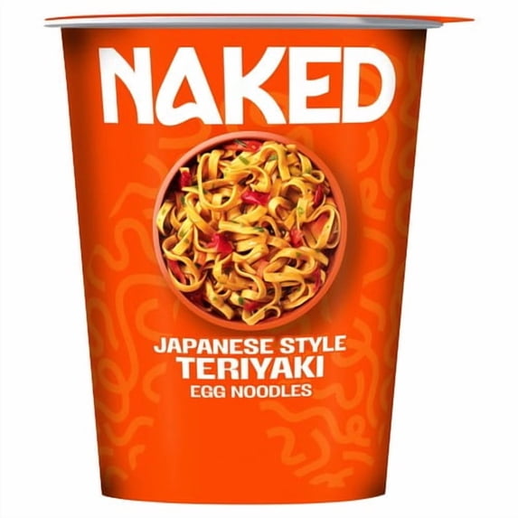 Naked Noodle Japanese Teriyaki 78g, British Import (Pack of 3)