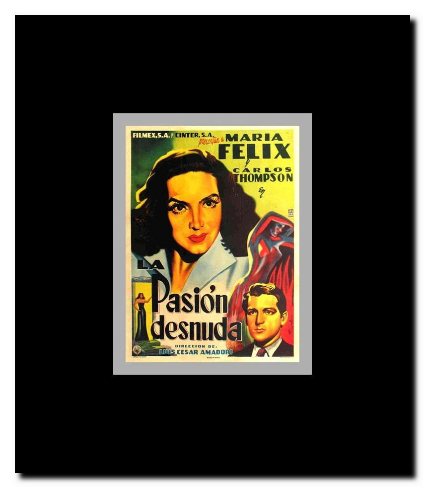 Naked Passion Framed Movie Poster