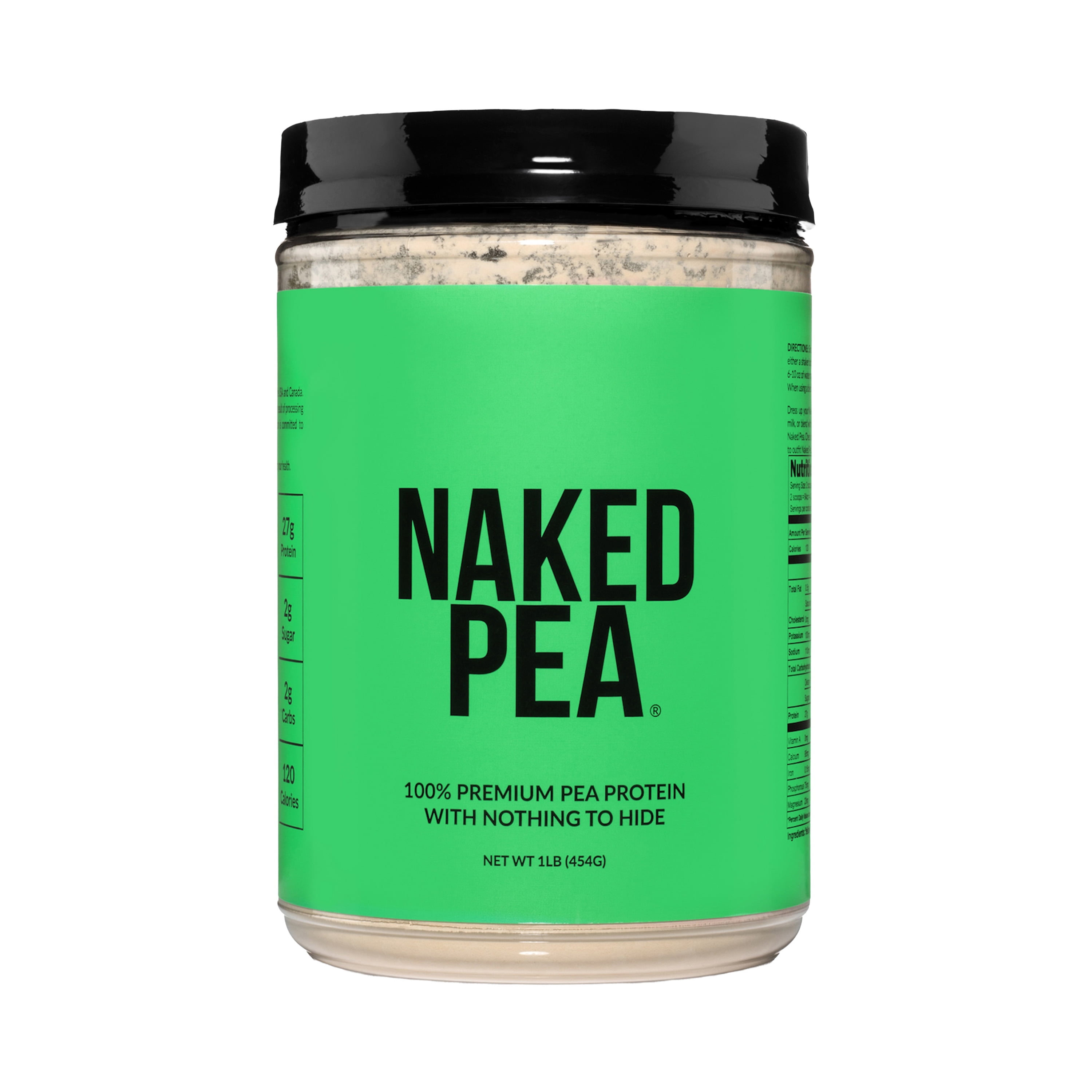 Naked Pea - Pea Protein Isolate - Plant Based, Vegetarian & Vegan Protein. Easy to Digest, Non-GMO, No Lactose, No Soy and Gluten Free - 15 Servings