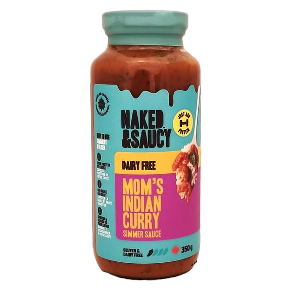 Naked & Saucy Mom's Indian Curry Simmer Sauce 350 g (12.3 oz)