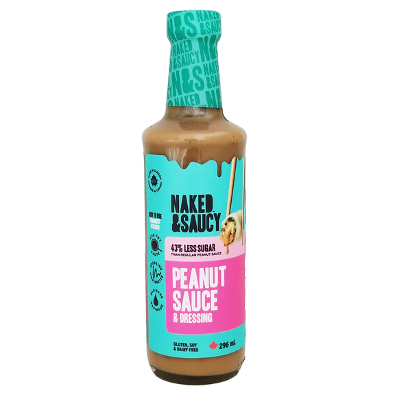 Naked & Saucy Peanut Sauce & Dressing, 296ml/10.4 fl oz