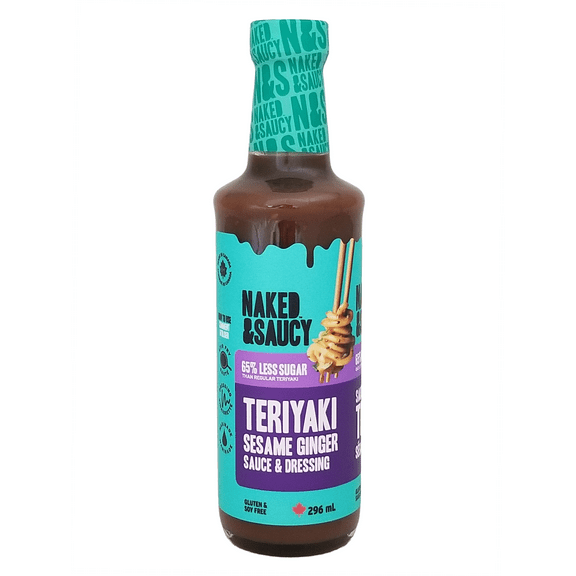 Naked & Saucy Teriyaki Sesame Ginger Sauce & Dressing, 296ml/10.4 fl oz