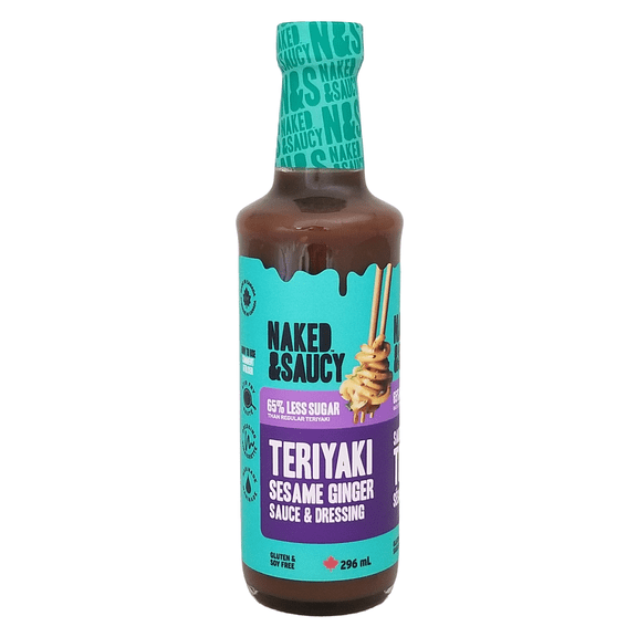 Naked & Saucy Teriyaki Sesame Ginger Sauce & Dressing, 296ml/10.4 fl oz