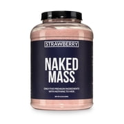 Naked Strawberry Mass - All Natural Strawberry Protein Powder - 8lb Bulk, GMO Free, Gluten Free & Soy Free, No Artificial Ingredients - 1,500 Calories - 11 Servings