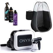 Naked Sun Onyx Spray Tanning Machine with Norvell Tanning Solution and Black Tent Bundle 5 Items