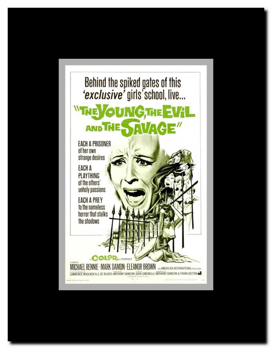 Naked You Die Framed Movie Poster
