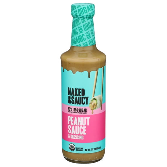 Naked and Saucy Peanut Sauce 10 fl oz Pack of 6