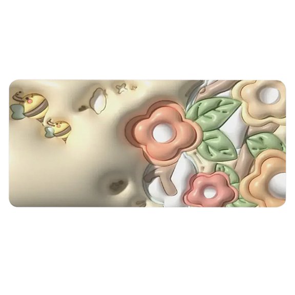 Naked eye 3D three-dimensional effect mouse pad abstract three-dimensional non-slip table pad keyboard and mouse table pad