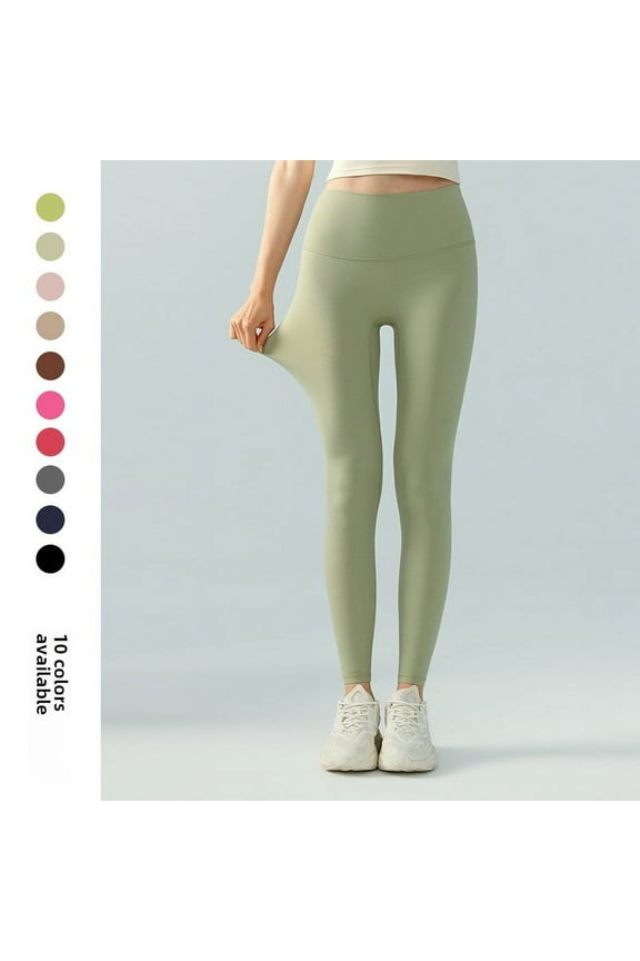 Naked lycra yoga pants