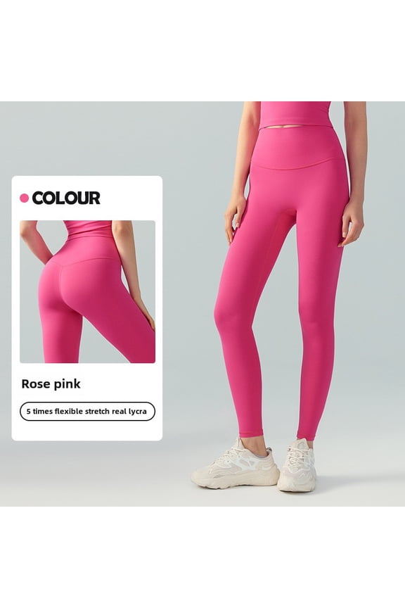 Naked lycra yoga pants