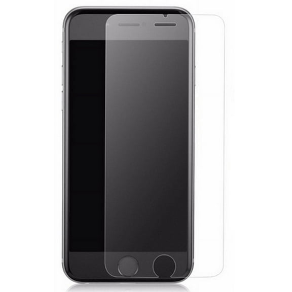 Nakedcellphone 9H Hard Tempered Glass Clear Screen Protector Guard [Crack Saver] for Apple iPhone 8, iPhone 7, iPhone 6
