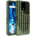 thumbnail image 1 of Nakedcellphone Flex Series for Sonim XP Pro 5G Phone Case (2024, X800) Compatible with MagSafe - Army Green Rugged USA Flag, 1 of 8