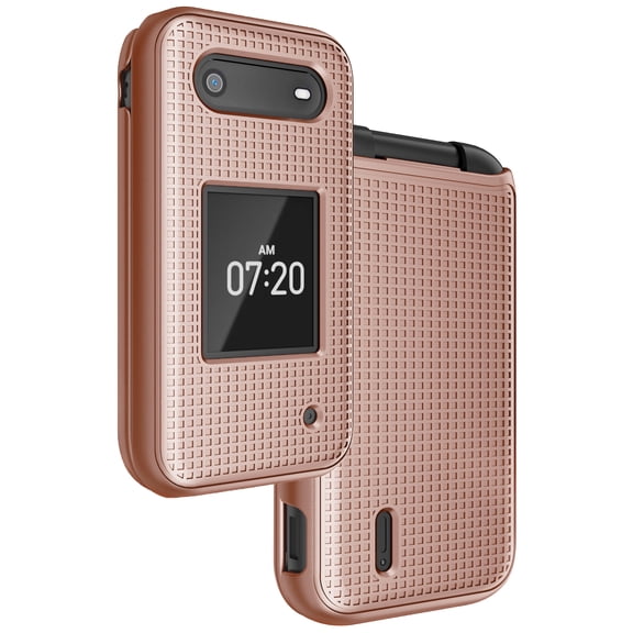 Nakedcellphone Slim Hard Shell Protector Cover Case for Nokia 2760 Flip Phone
