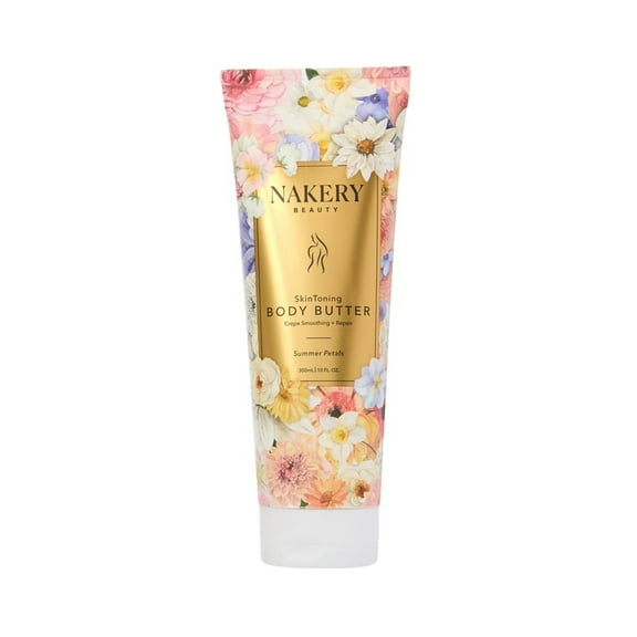 Nakery Beauty Crepe Smoothing & Repair Body Butter 10 oz. Summer Petals