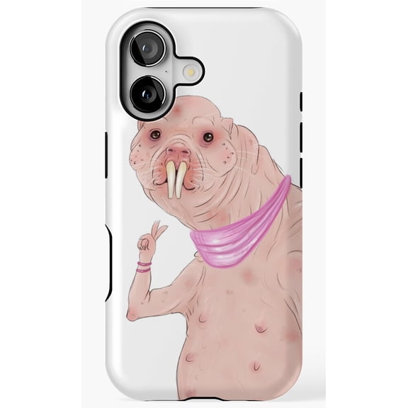Nakey Mole Rat Funny Animal Design Phone Case for iPhone 17 16 15 14 13 12 11 Pro Max