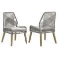 thumbnail image 1 of Nakia Woven Rope Dining Side Chairs Grey (Set of 2), 1 of 14
