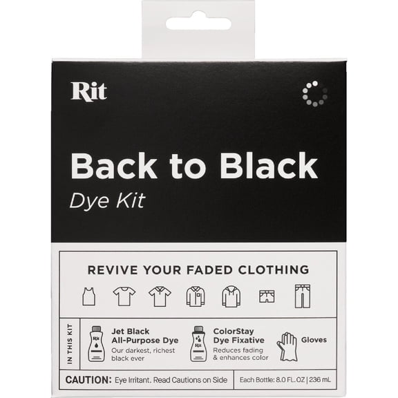 Nakoma Products Rit Back to Black Dye Kit - Single Pack