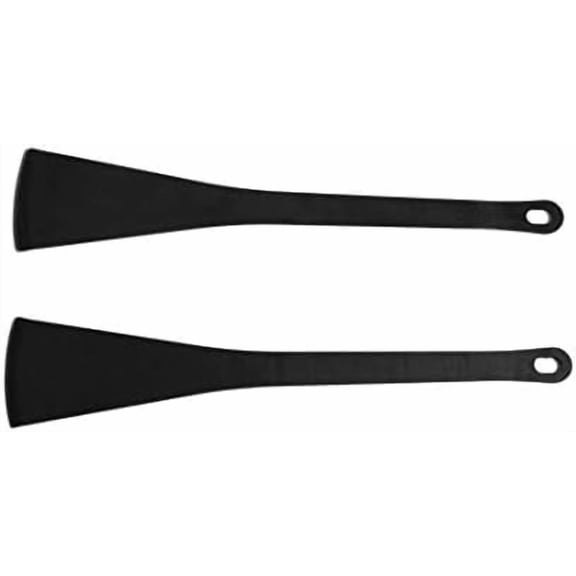 Naksha Pure Iron Dosa Turner/Lazer Made Smooth Finish Dosa Turner Spatula/Iron Roti Turner/Iron Flat Palta Turner for Dosa, Roti, Chappati (Black_12inch) Pack of 2$$Garden & Patio