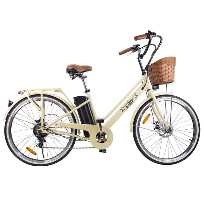 Nakto A020100131 26 in. Classic 2 City Electric Bicycle