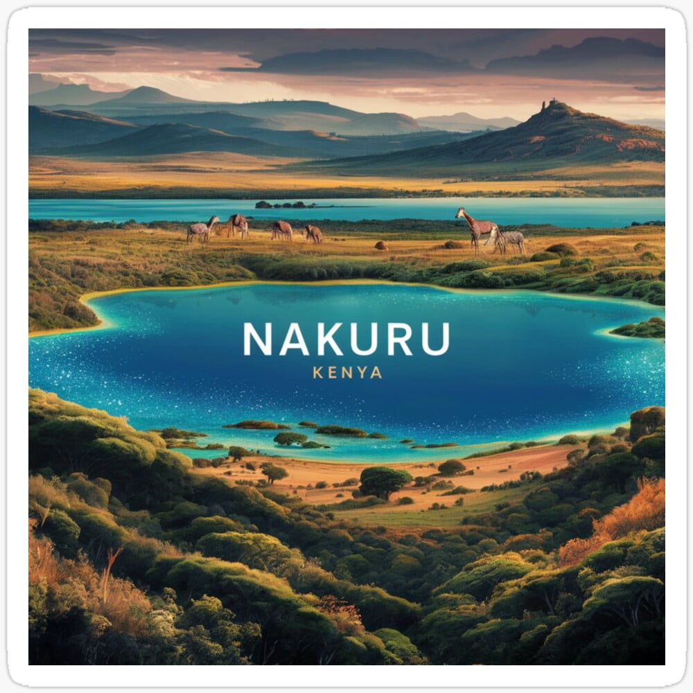 Nakuru,Kenya Sticker Phone Decal Water Bottle Stickers Car Decals ...