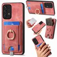 thumbnail image 1 of Nalacover 2-in-1 Magnetic Case for Samsung Galaxy A53 5G, Back Wallet Case with Detachable Card Holder Ring Stand Cover for Samsung Galaxy A53 5G, Vintage PU Leather Shockproof Case - Pink, 1 of 10