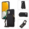 thumbnail image 1 of Nalacover Back Mirror Flip Case for Samsung A13 4G, Wallet Case Crossbody PU Leather with Card Holder Kickstand Phone Case Detachable Shoulder Strap Handbag for Samsung Galaxy A13 4G, Black, 1 of 13