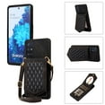 thumbnail image 1 of Nalacover Back Mirror Flip Case for Samsung A51 4G, Wallet Case Crossbody PU Leather with Card Holder Kickstand Phone Case Detachable Shoulder Strap Handbag for Samsung Galaxy A51 4G, Black, 1 of 13