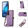thumbnail image 1 of Nalacover Back Mirror Flip Case for Samsung A51 4G, Wallet Case Crossbody PU Leather with Card Holder Kickstand Phone Case Detachable Shoulder Strap Handbag for Samsung Galaxy A51 4G, Purple, 1 of 13