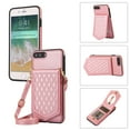 thumbnail image 1 of Nalacover Back Mirror Flip Case for iPhone 7 Plus, 8 Plus,Wallet Case Crossbody PU Leather with Card Holder Kickstand Phone Case Detachable Shoulder Strap Handbag For iPhone 8 Plus/7 Plus, Rosegold, 1 of 13