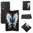 thumbnail image 1 of Nalacover Case Compatible with Galaxy Z Fold 3 Case, Leather Slim Luxury Protective Lichee Pattern Shockproof Folding Flip Back Phone Cover For Samsung Galaxy Z Fold 3, Black, 1 of 6