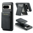 thumbnail image 1 of Nalacover Case Compatible for Google Pixel 7 Pro, [Support MagSafe Wireless Charging] Flip Magnetic Premium Leather Wallet Phone Cover with Detachable Card Holder Kickstand Shockproof Case, Black, 1 of 10