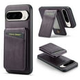 thumbnail image 1 of Nalacover Case Compatible for Google Pixel 9 Pro, [Support MagSafe Wireless Charging] Flip Magnetic Premium Leather Wallet Phone Cover with Detachable Card Holder Kickstand Shockproof Case, Purple, 1 of 10