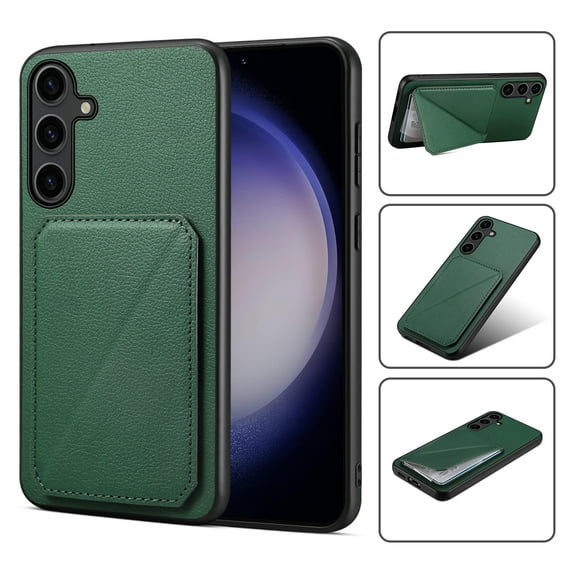 Nalacover Case Compatible with Samsung A13 5G, Wallet Case with Hidden Card Holder, withKickstand Card Slots Classic PU Cowhide Leather Cover for Men Women Girls for Samsung Galaxy A13 5G, Green