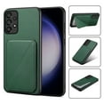 thumbnail image 1 of Nalacover Case Compatible with Samsung A22 5G, Wallet Case with Hidden Card Holder, withKickstand Card Slots Classic PU Cowhide Leather Cover for Men Women Girls for Samsung Galaxy A22 5G, Green, 1 of 10