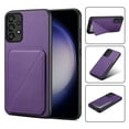 thumbnail image 1 of Nalacover Case Compatible with Samsung A33 5G, Wallet Case with Hidden Card Holder, withKickstand Card Slots Classic PU Cowhide Leather Cover for Men Women Girls for Samsung Galaxy A33 5G, Purple, 1 of 10