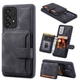 thumbnail image 1 of Nalacover Case Compatible with Samsung A52, Detachable Wallet Pocket with Credit Card Holder, Back Flip Premium Leather Magnetic Clasp Kickstand Cover For Samsung Galaxy A52,Black, 1 of 7