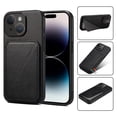 thumbnail image 1 of Nalacover Case Compatible with iPhone 11, Wallet Case with Hidden Card Holder, withKickstand Card Slots Classic PU Cowhide Leather Cover for Men Women Girls For iPhone 11, Black, 1 of 10