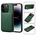thumbnail image 1 of Nalacover Case Compatible with iPhone 14 Pro Max, Wallet Case with Hidden Card Holder, withKickstand Card Slots Classic PU Cowhide Leather Cover for Men Women Girls For iPhone 14 Pro Max, Green, 1 of 10