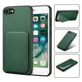 thumbnail image 1 of Nalacover Case Compatible with iPhone 7 / 8 / SE 2020 / SE 2022, Wallet Case with Hidden Card Holder, withKickstand Card Slots Classic PU Cowhide Leather Cover for Men Women Girls,Green, 1 of 10