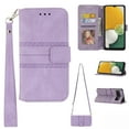 thumbnail image 1 of Nalacover Case for Google Pixel 7 Wallet Case with Kickstand Card Slots Holder Crossbody Case,Lanyard Shoulder Strap Luxury PU Leather Wrist Strap Handbag Magnetic Cover for Google Pixel 7,Lightpurple, 1 of 9