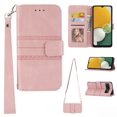 thumbnail image 1 of Nalacover Case for Google Pixel 7 Wallet Case with Kickstand Card Slots Holder Crossbody Case, Lanyard Shoulder Strap Luxury PU Leather Wrist Strap Handbag Magnetic Cover for Google Pixel 7,Pink, 1 of 9