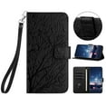 thumbnail image 1 of Nalacover Case for Google Pixel 8 Pro,Premium PU Leather Magnetic Flip Wallet Case with Card Holder Cash Slot Lanyard Strap Kickstand Function Embossed Pattern Shockproof Phone Cover,Black, 1 of 7